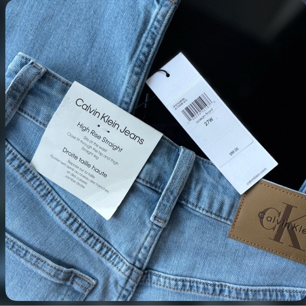 Calvin Klein High Rise Blue Jeans Versatile Denim